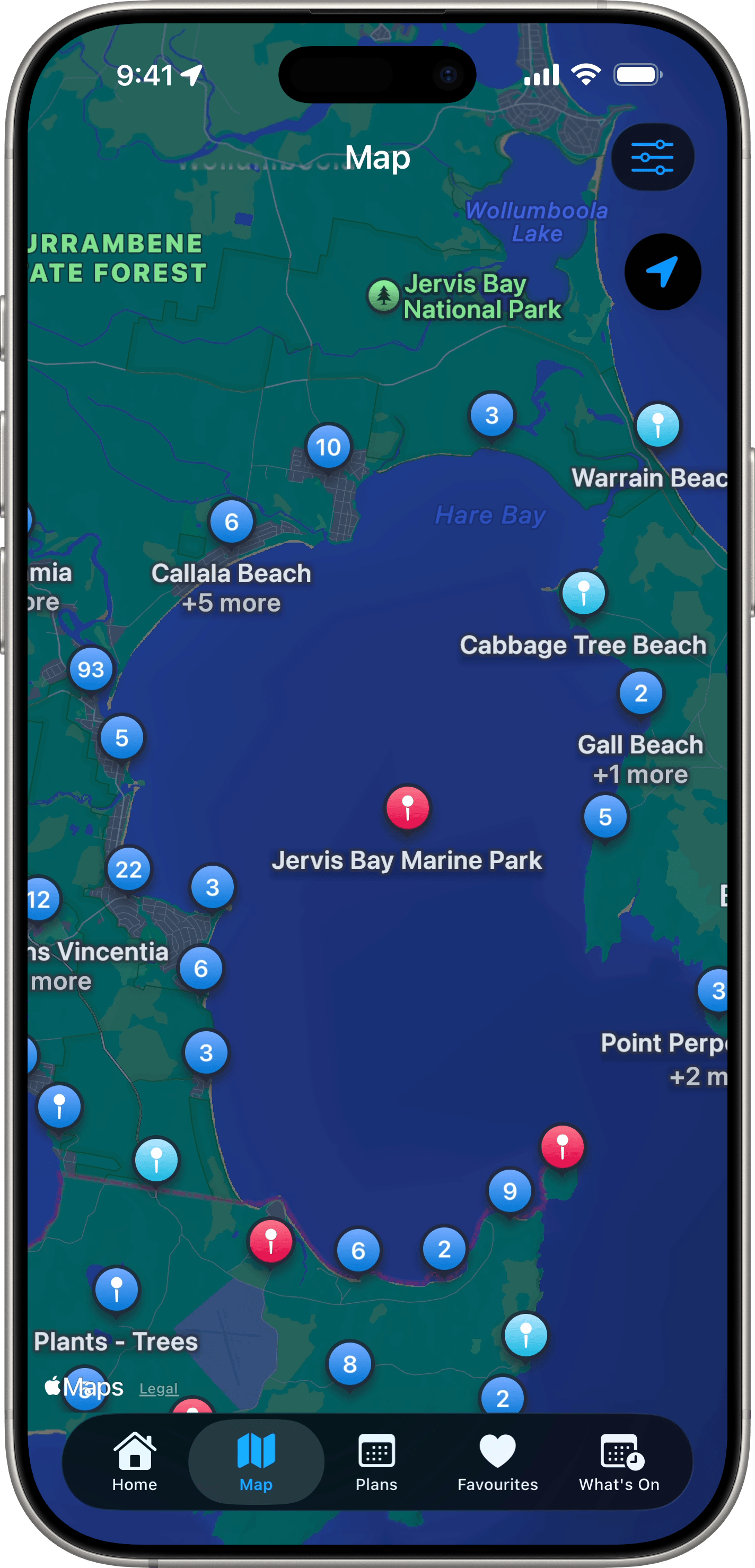 App Screenshot - Events